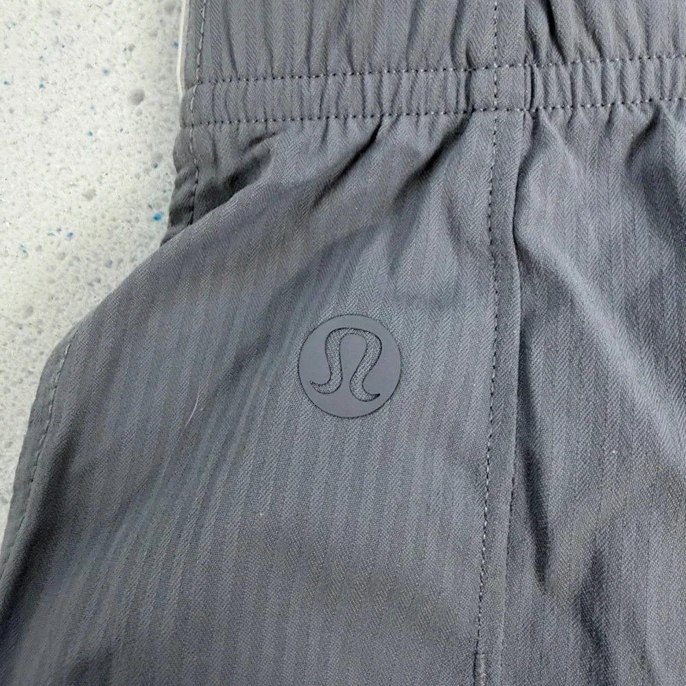 Lululemon Dance Studio Slim Fit High Rise Flared Ribbed Ruched Pants XXXS‎ Grey